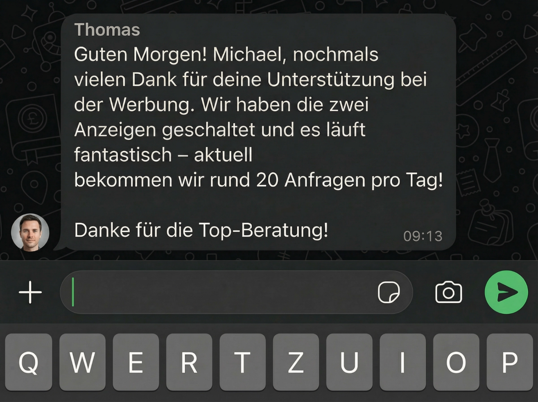 WhatsApp: 20 Anfragen pro Tag dank KI-Beratung